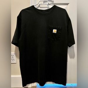 Carhartt Original Fit Black Tee with Pocket Size L